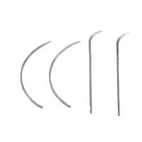 Suture needle, 1/2 circle, straight