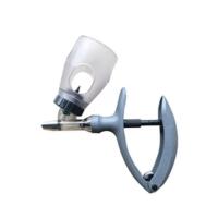 Continuous syringe with bottle cover