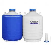 Liquid nitrogen container with canisters