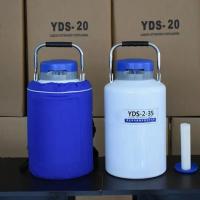 Liquid nitrogen container with canisters