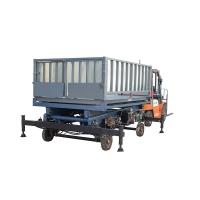 Tractive hydraulic lifting platform scale