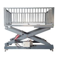 Scissor type lifting platform scale